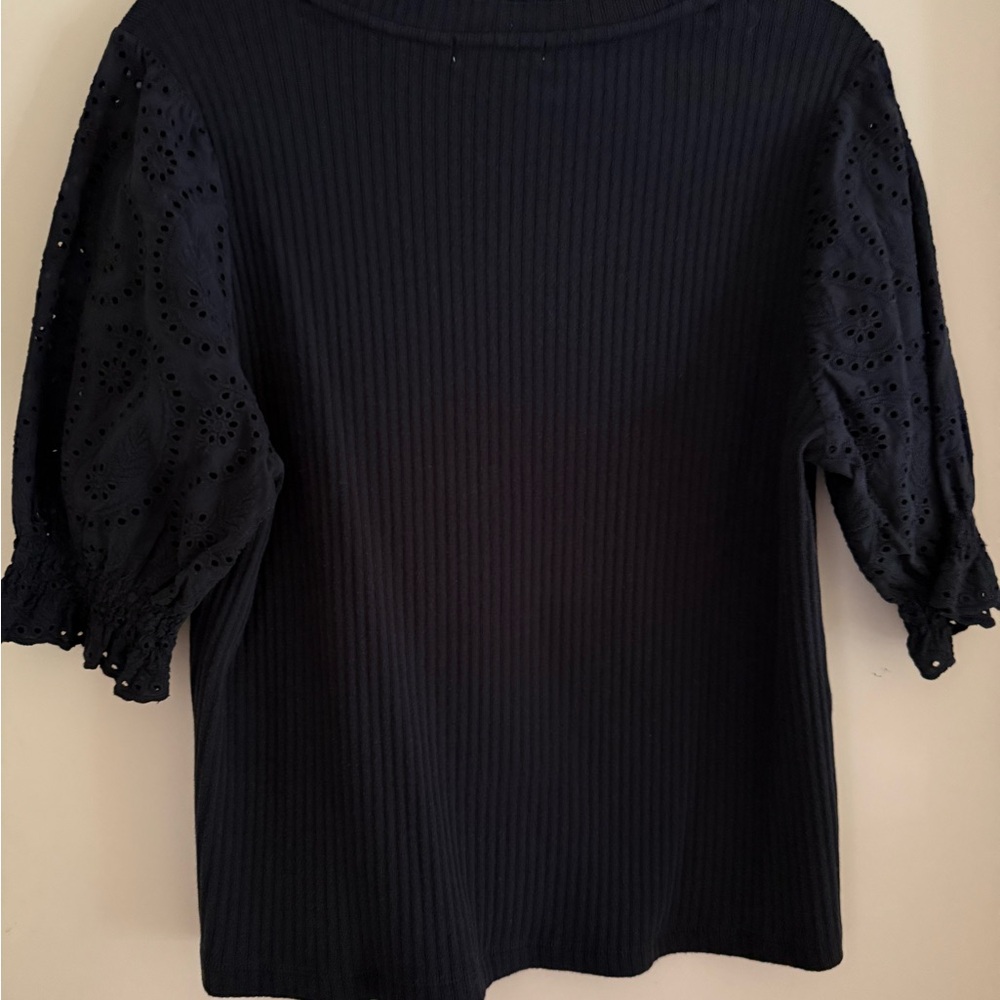 Design History Ribbed Eyelet Blouse - Picture 6 of 9